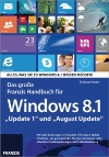 Das gro&szlig;e Franzis Handbuch f&uuml;r Windows 8.1 Update